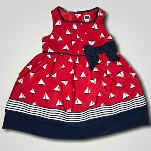 Janie and Jack Sailboat Dress 6-12M